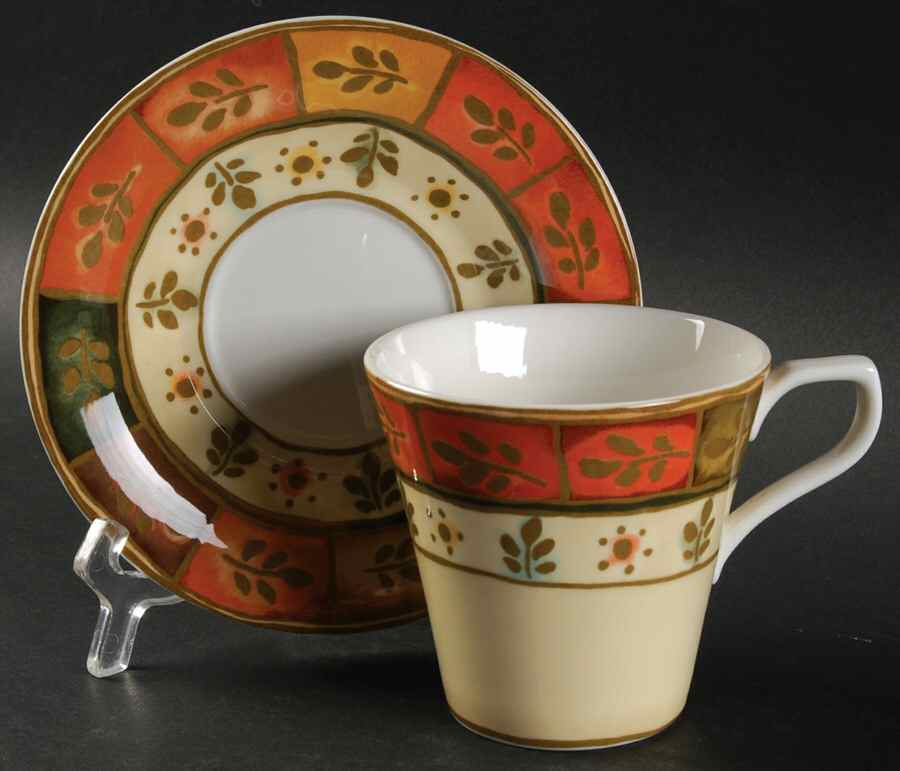 Beaux Flat Cup & Saucer Set by Sasaki-1