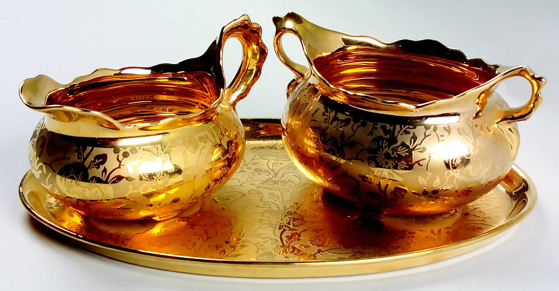SFR4 Creamer & Open Sugar with Tray by Stouffer-1