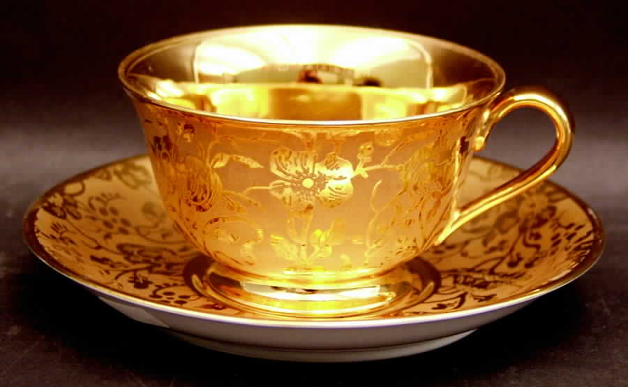 SFR4 Footed Cup & Saucer Set by Stouffer-1