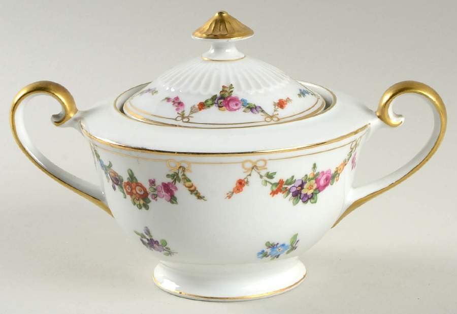 SCH128 Sugar Bowl & Lid by Schumann - Bavaria-1