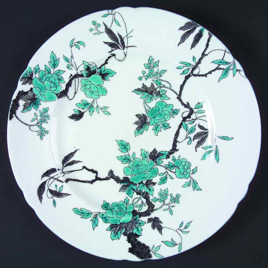 Chippendale Turquoise Dinner Plate by Shelley-1