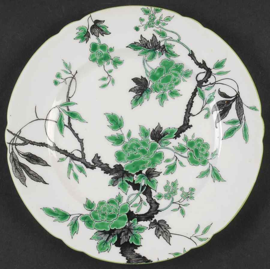 Chippendale Turquoise Salad Plate by Shelley-1