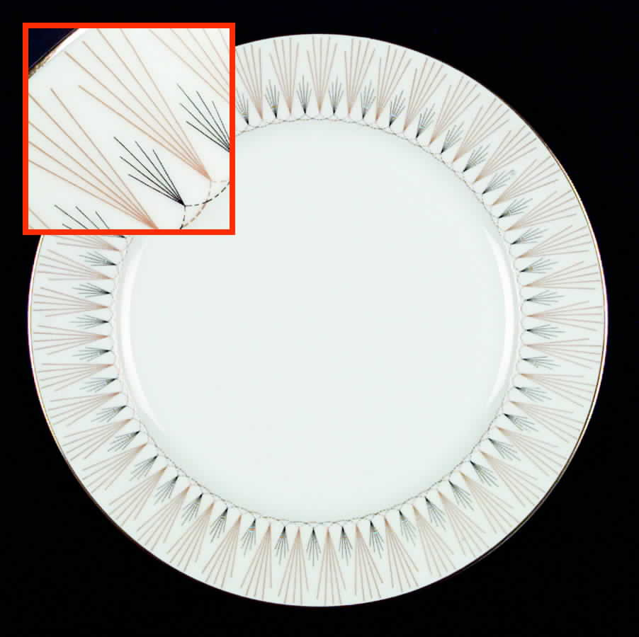 Elegante Dinner Plate by Sango-1
