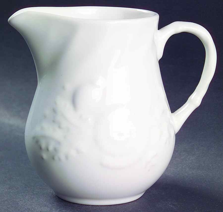 Coral Sea White Creamer by Studio Nova-1