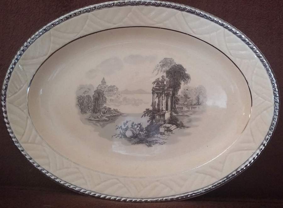 SFF1 11" Oval Serving Platter by Sheffield Ware-1