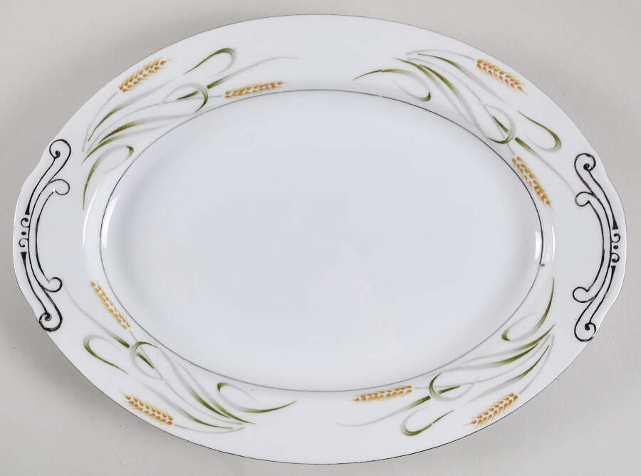 Harvest 12" Oval Serving Platter by Summit-1