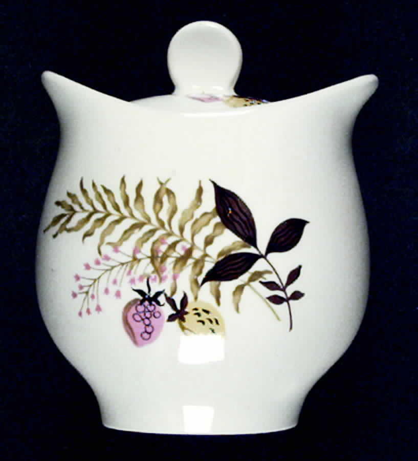 Wild Strawberry Sugar Bowl & Lid by Steubenville-1