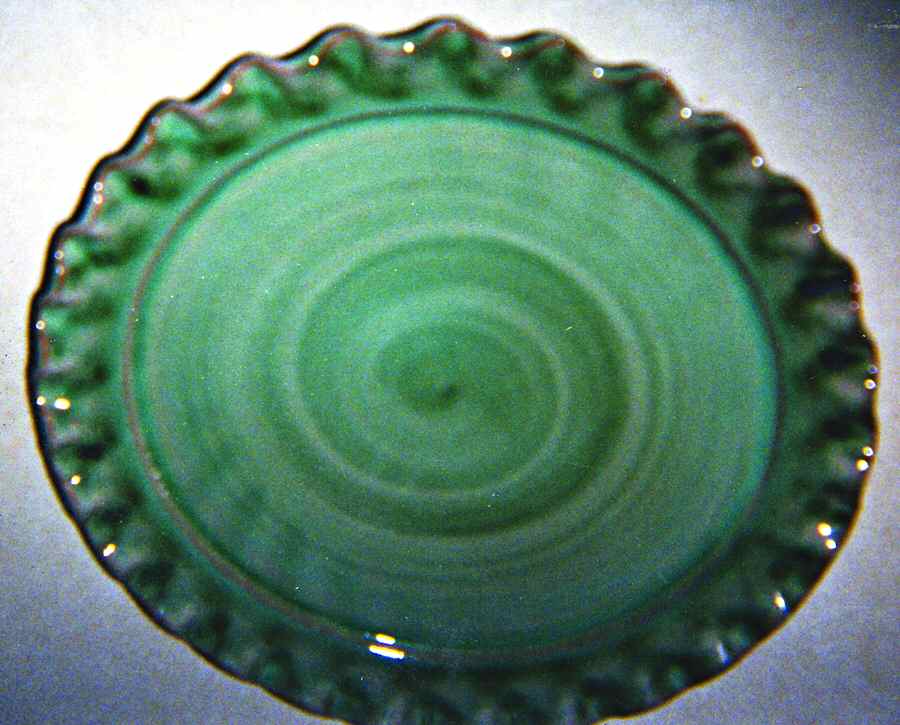 Pie Crust Green (Terra Rose) Dinner Plate by Stangl-1