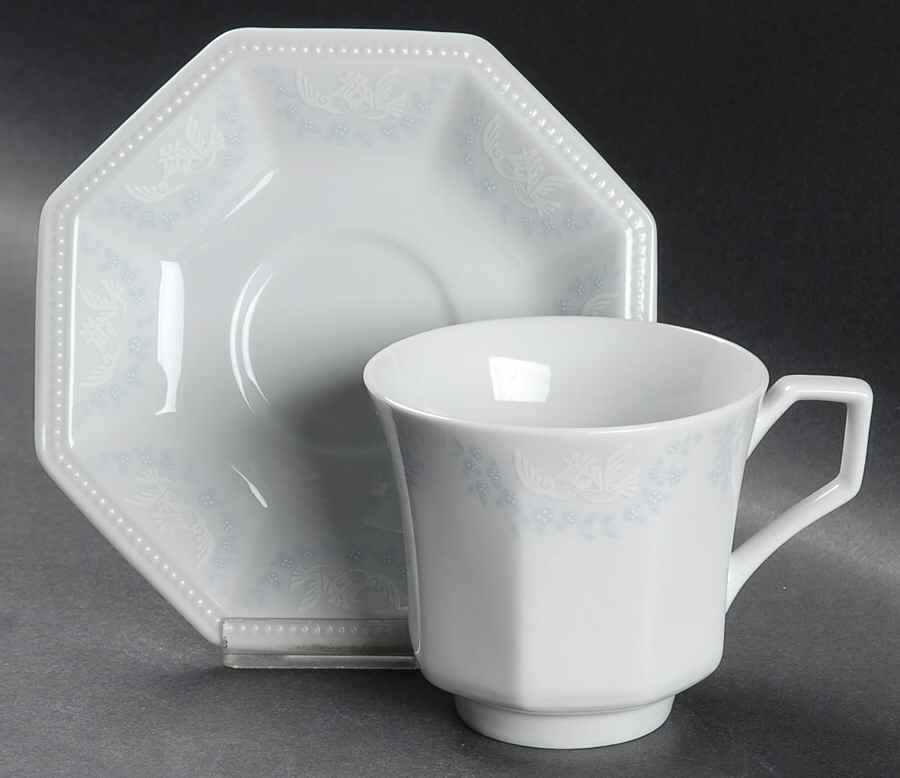 SGU5 Flat Cup & Saucer Set by Sea Gull-1
