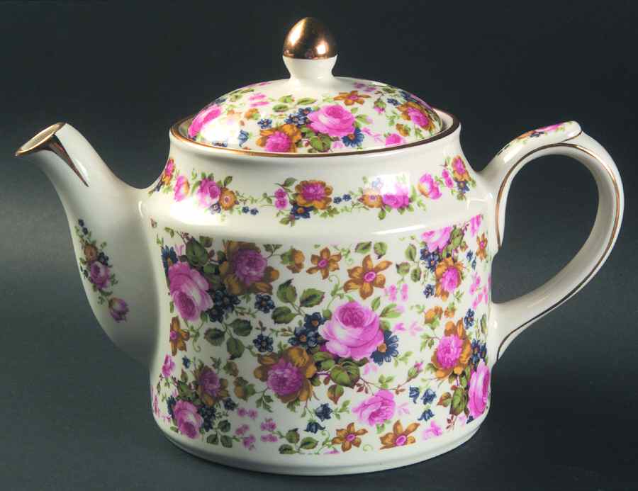 Olde Chintz Teapot & Lid by Sadler-1