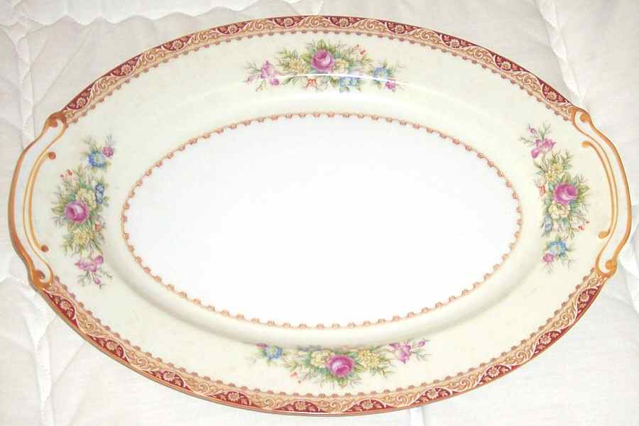 SAN30 13" Oval Serving Platter by Sango-1
