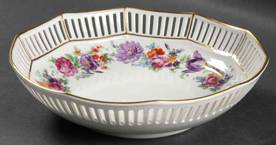 SCH136 9" Pierced Round Bowl by Schumann - Bavaria-1