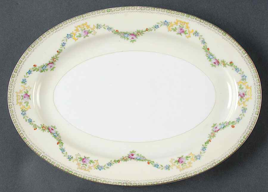 Virginia 12" Oval Serving Platter by Sampy (Japan)-1