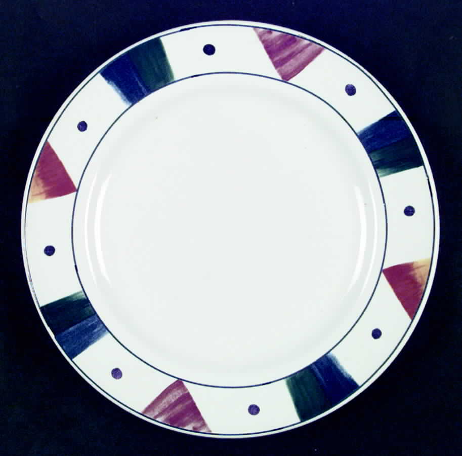 Brushstrokes Dinner Plate by Sakura-1