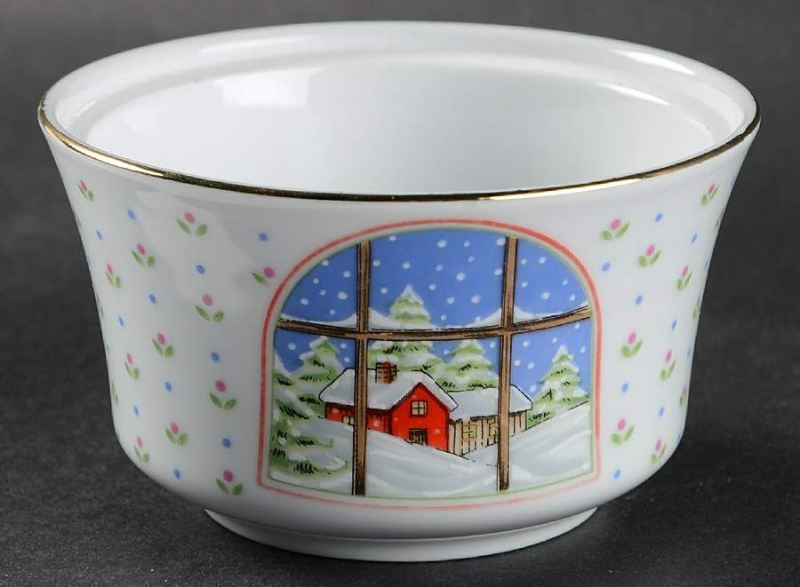 Home For The Holidays Sugar Bowl No Lid by Shibata Toki-1