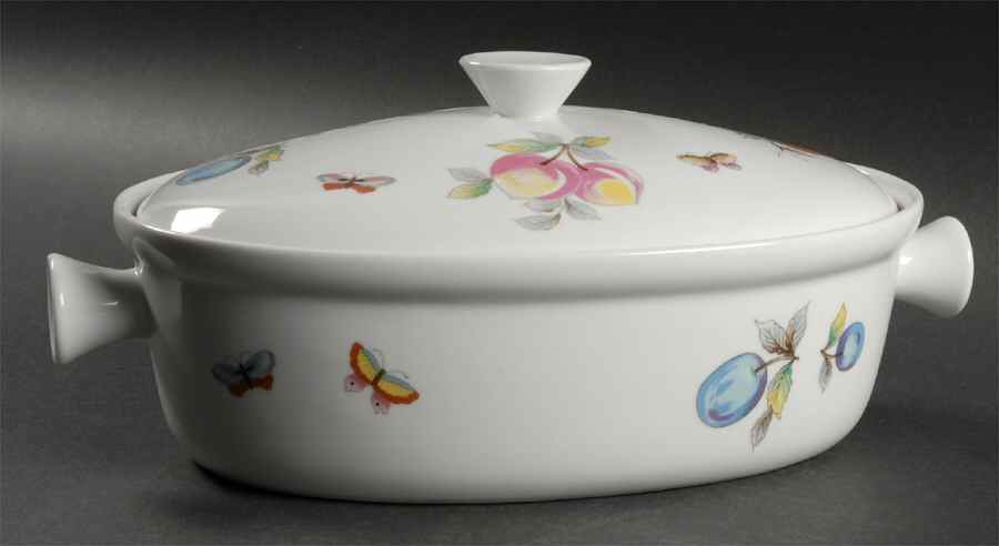 Fruit 4 Qt Oval Covered Casserole by Sadek-1