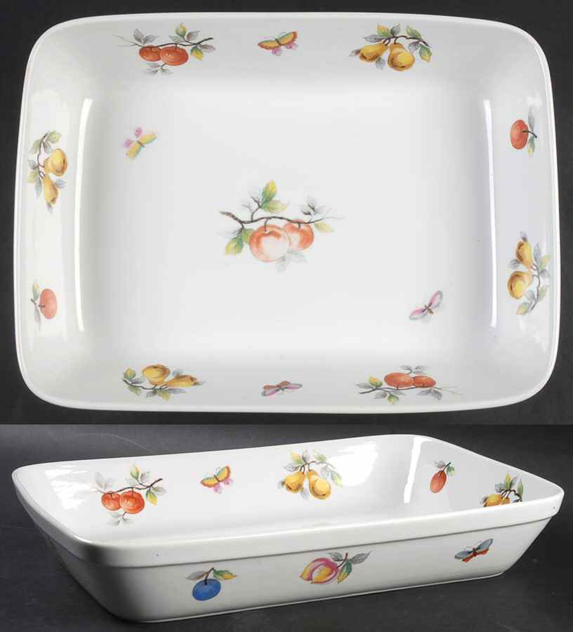 Fruit 12" Rectangular Baker by Sadek-1