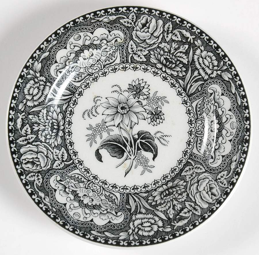 Archive Collection Black Butter Pat by Spode-1