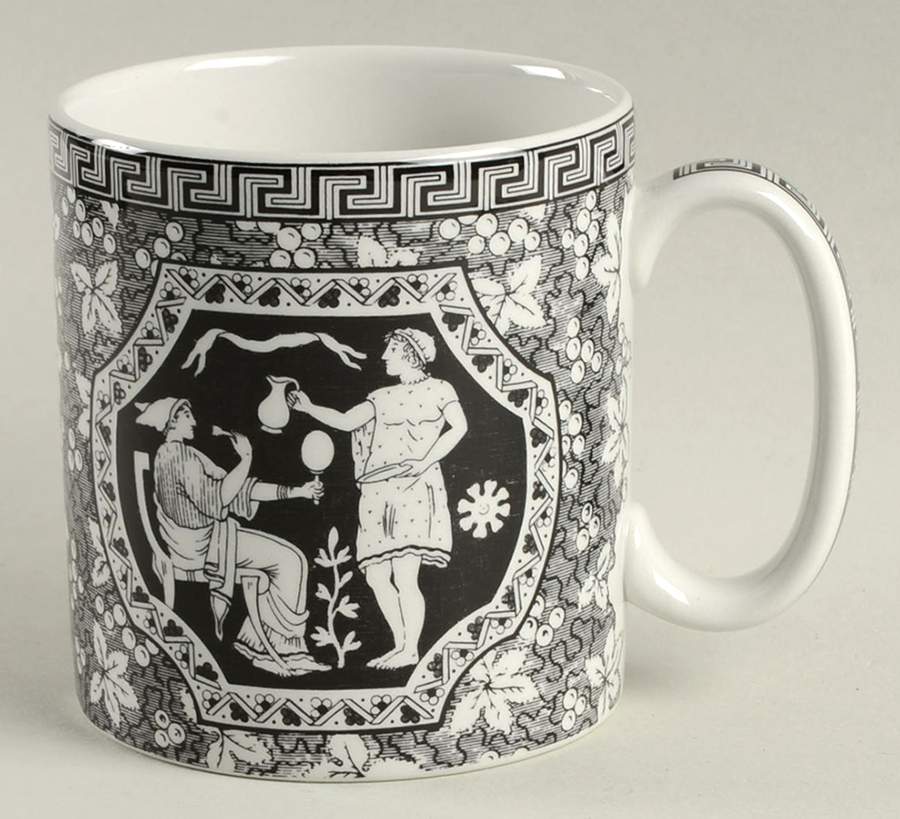 Archive Collection Black Mug by Spode-1