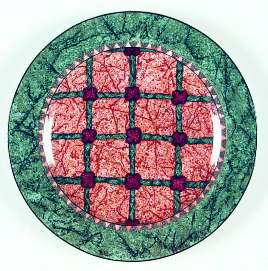 Tapestry Salad Plate by Sakura-1
