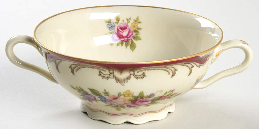 SCL15 Footed Cream Soup Bowl by Schlaggenwald-1