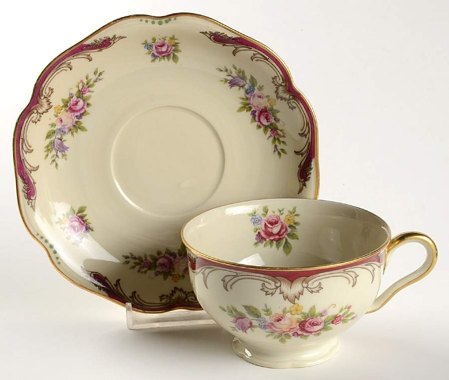 SCL15 Footed Cup & Saucer Set by Schlaggenwald-1