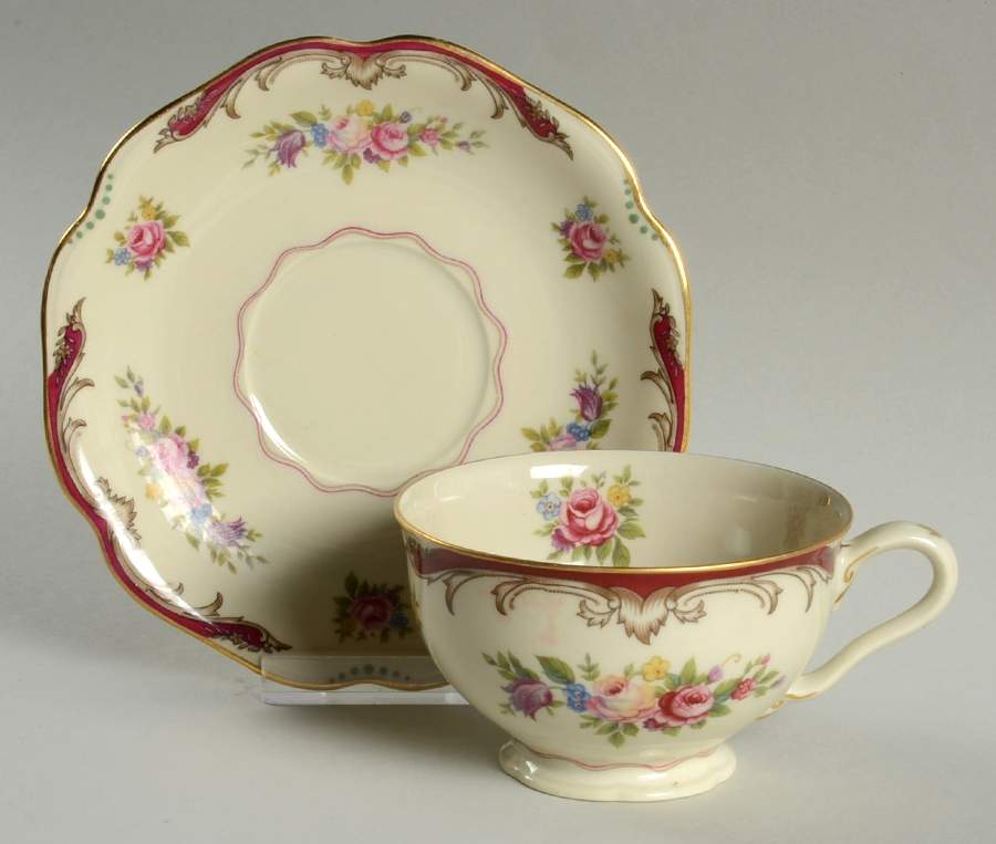 SCL15 Footed Cup & Saucer Set by Schlaggenwald-1