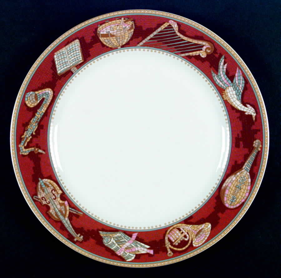 La Musique Dinner Plate by Sadek-1