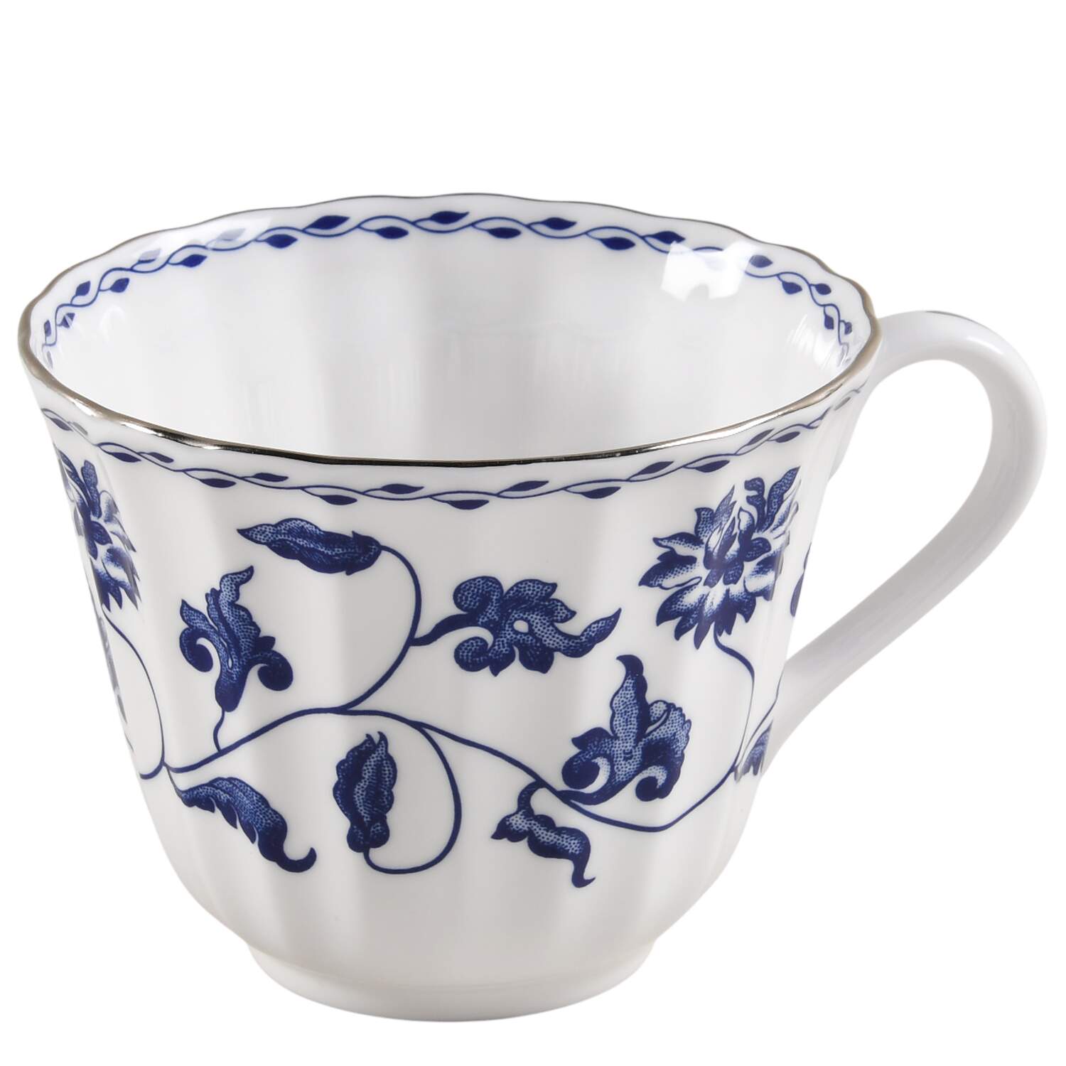 Colonel Blue Flat Cup by Spode-1
