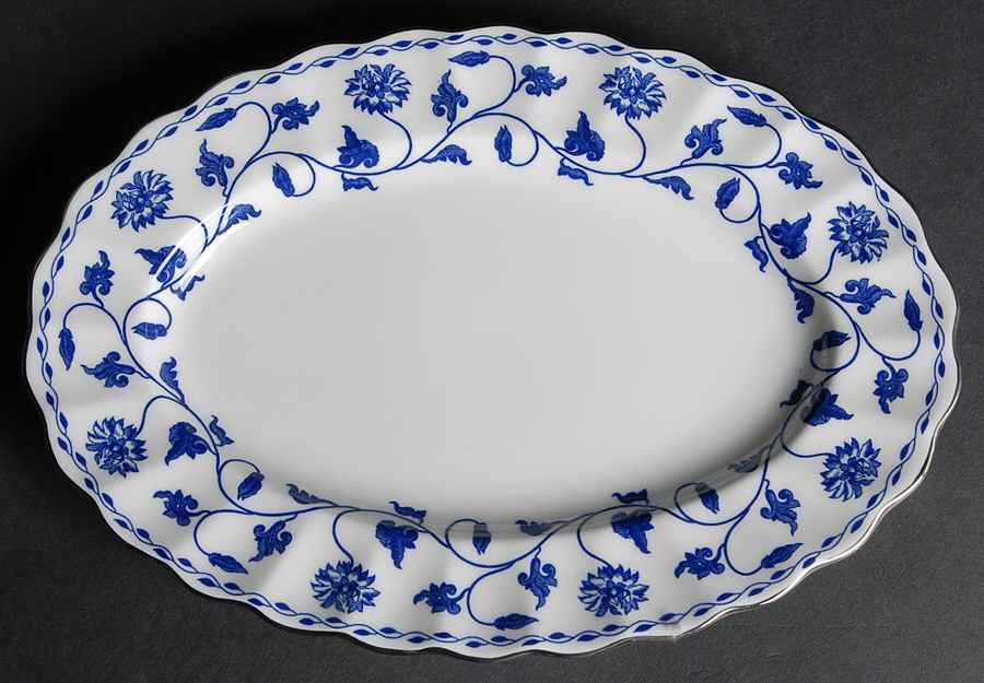 Colonel Blue Relish/Gravy Underplate by Spode-1