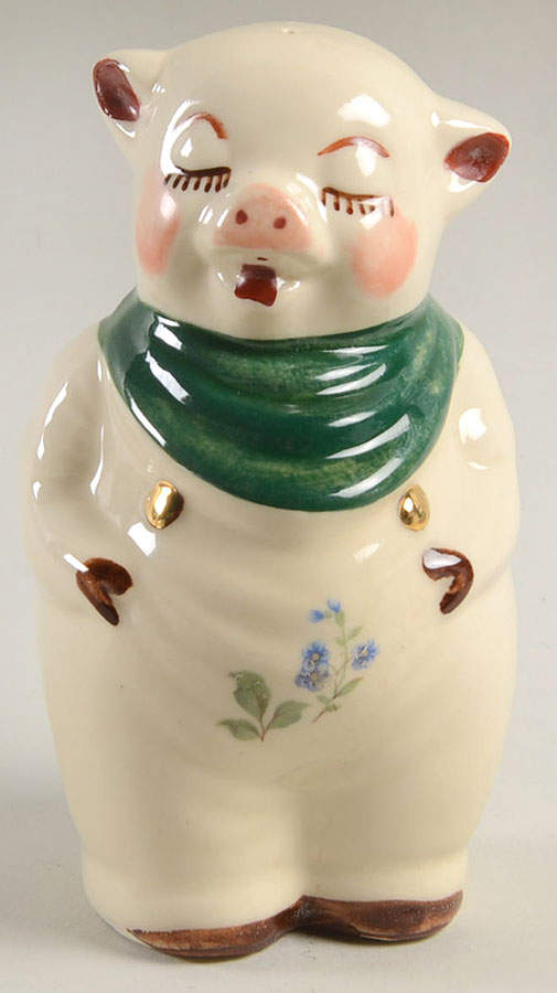Smiley Pig  #20 Salt Shaker by Shawnee-1