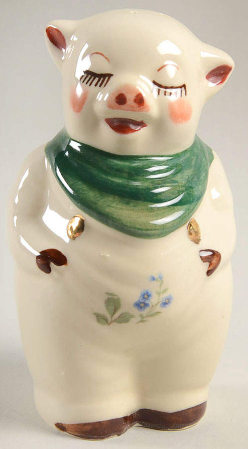 Smiley Pig  #20 Pepper Shaker by Shawnee-1