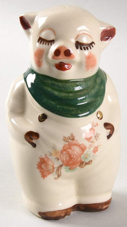Smiley Pig  #16 Salt Shaker by Shawnee-1