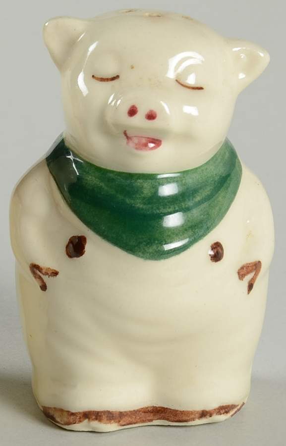 Smiley Pig  Small #4 Pepper Shaker by Shawnee-1