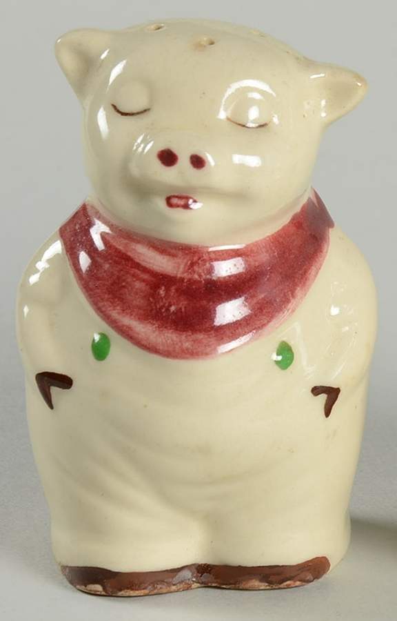 Smiley Pig  Small #1 Pepper Shaker by Shawnee-1