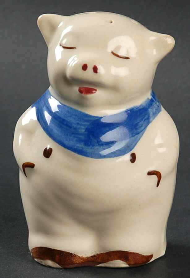 Smiley Pig  Small #2 Pepper Shaker by Shawnee-1