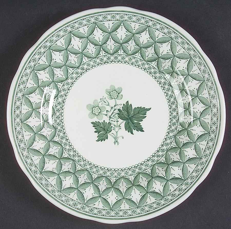Geranium Green (Camilla Shape, Newer) Bread & Butter Plate by Spode-1