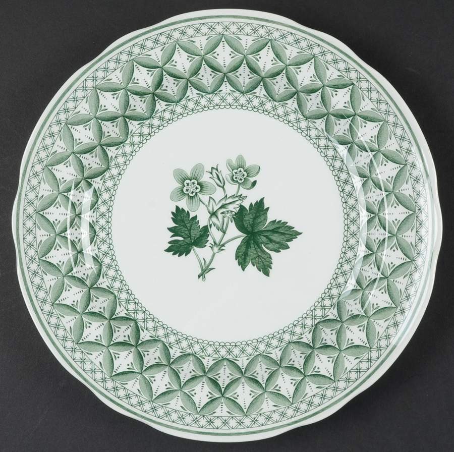 Geranium Green (Camilla Shape, Newer) Dinner Plate by Spode-1
