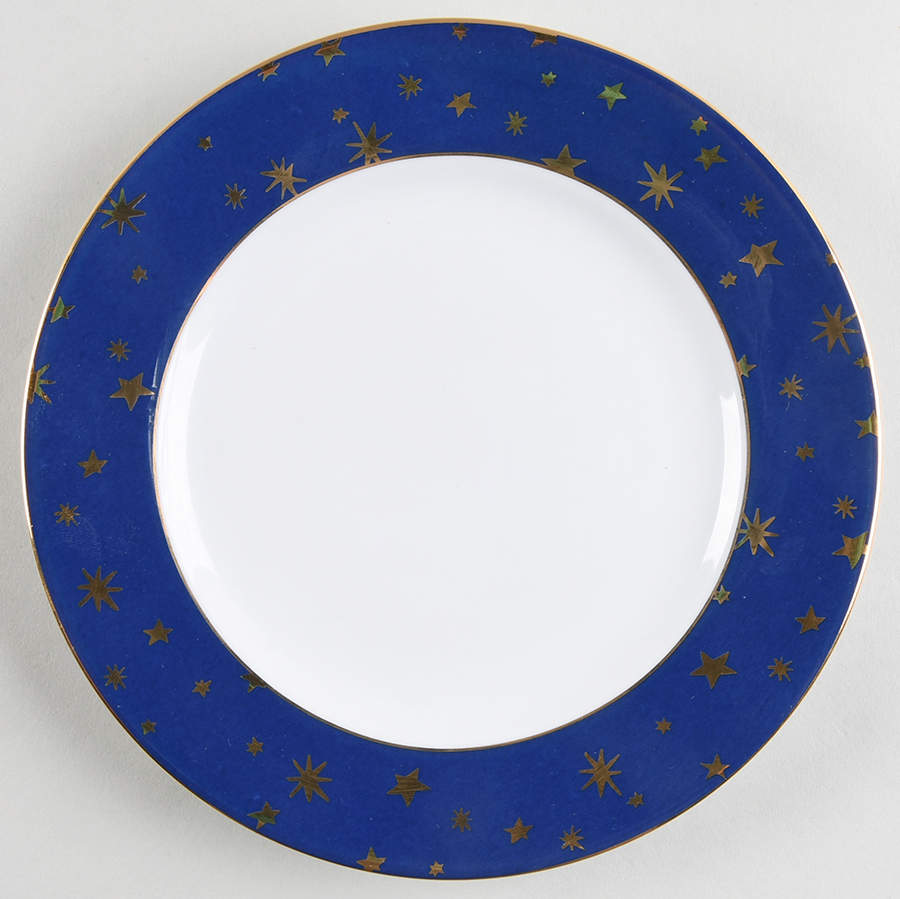 Galaxy Blue (China) Salad Plate by Sakura-1