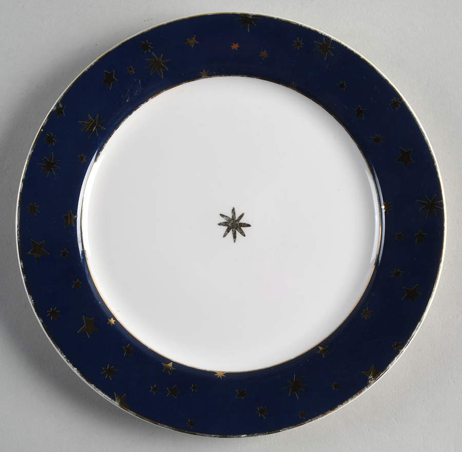 Galaxy Blue (China) Salad Plate by Sakura-1