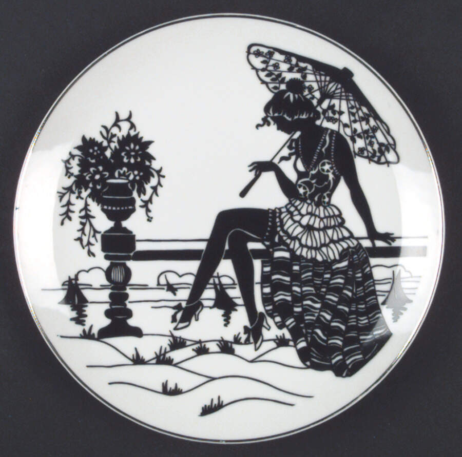 Silhouette Salad Plate by Sigma-1
