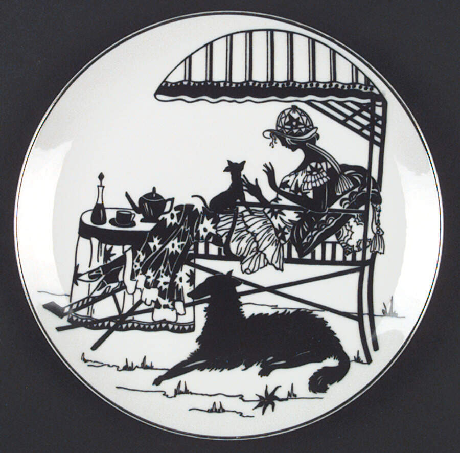 Silhouette Salad Plate by Sigma-1