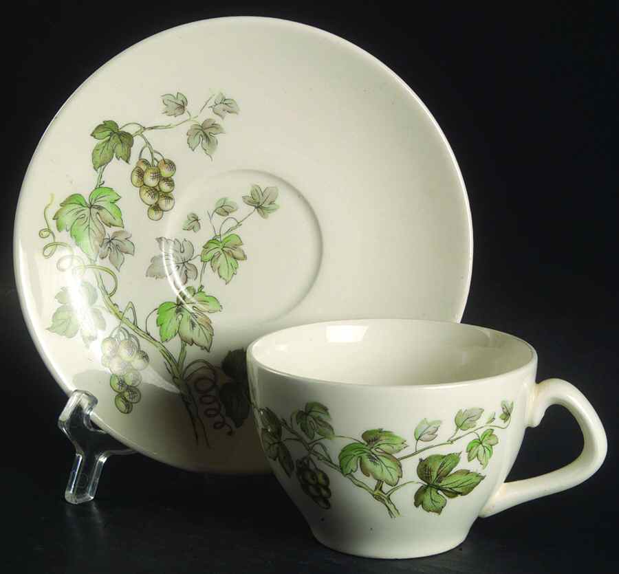 STB103 Footed Cup & Saucer Set by Steubenville-1