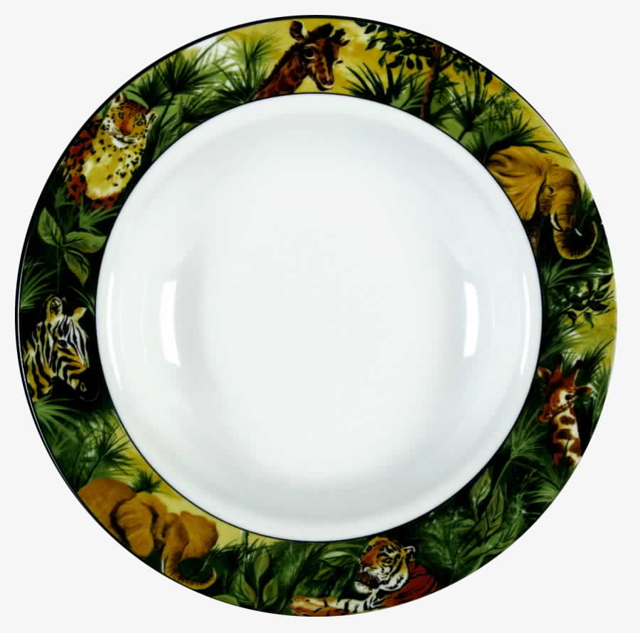 Paradise Rim Soup Bowl by Sakura-1