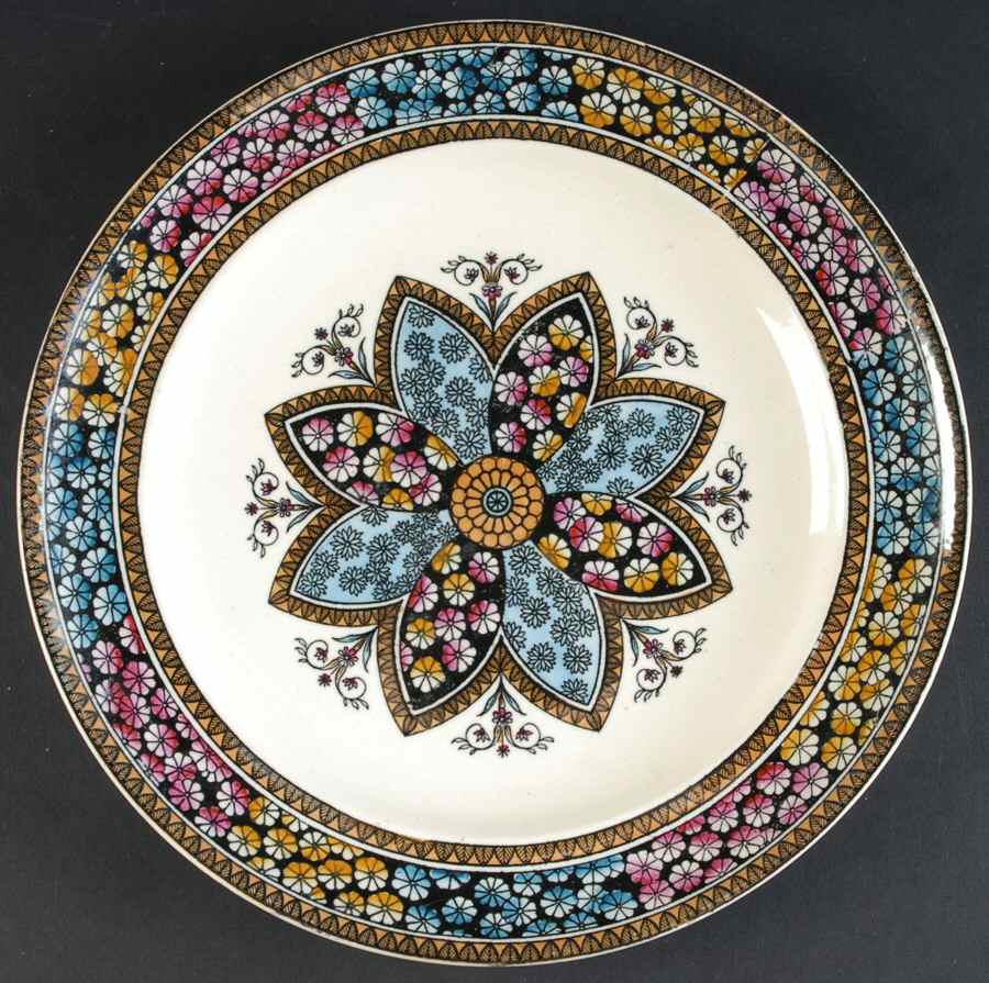 Primrose Multicolor (No Trim) Dinner Plate by Spode-1