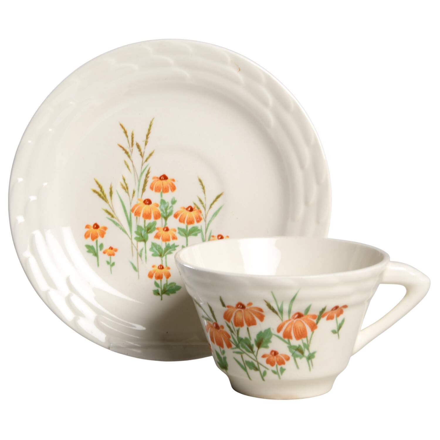 Susanne Flat Cup & Saucer Set by Stetson-1