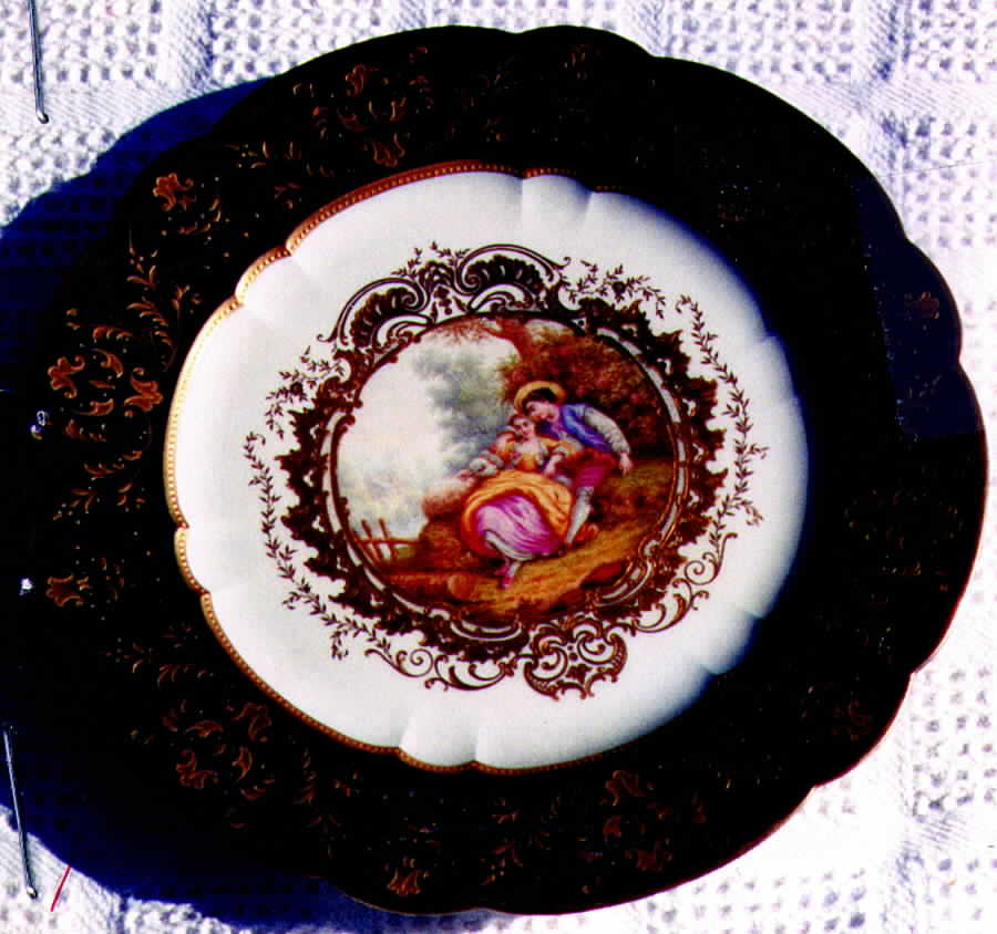 SPF1 Dinner Plate by Sevres Porcelain (France)-1