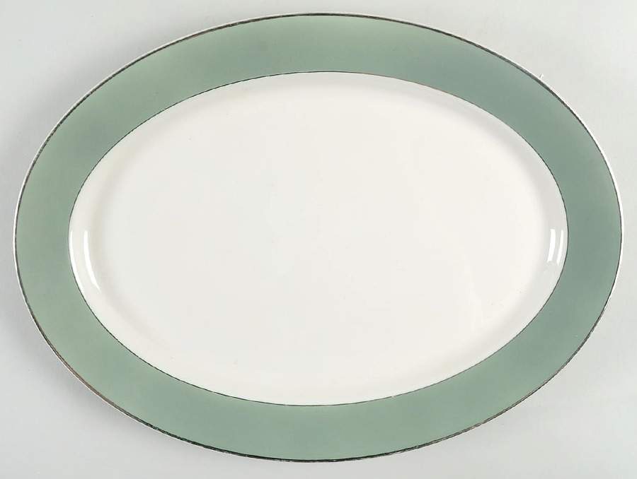 SY277 14" Oval Serving Platter by Syracuse-1