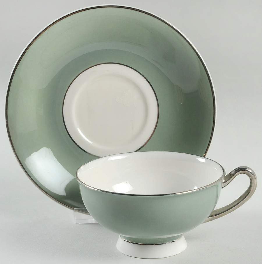 SY277 Footed Cup & Saucer Set by Syracuse-1