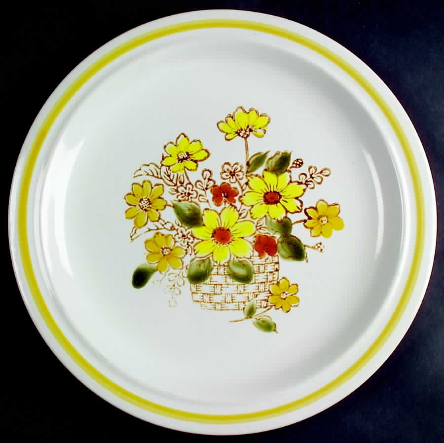 Minuet 12" Chop Plate (Round Platter) by Sango-1
